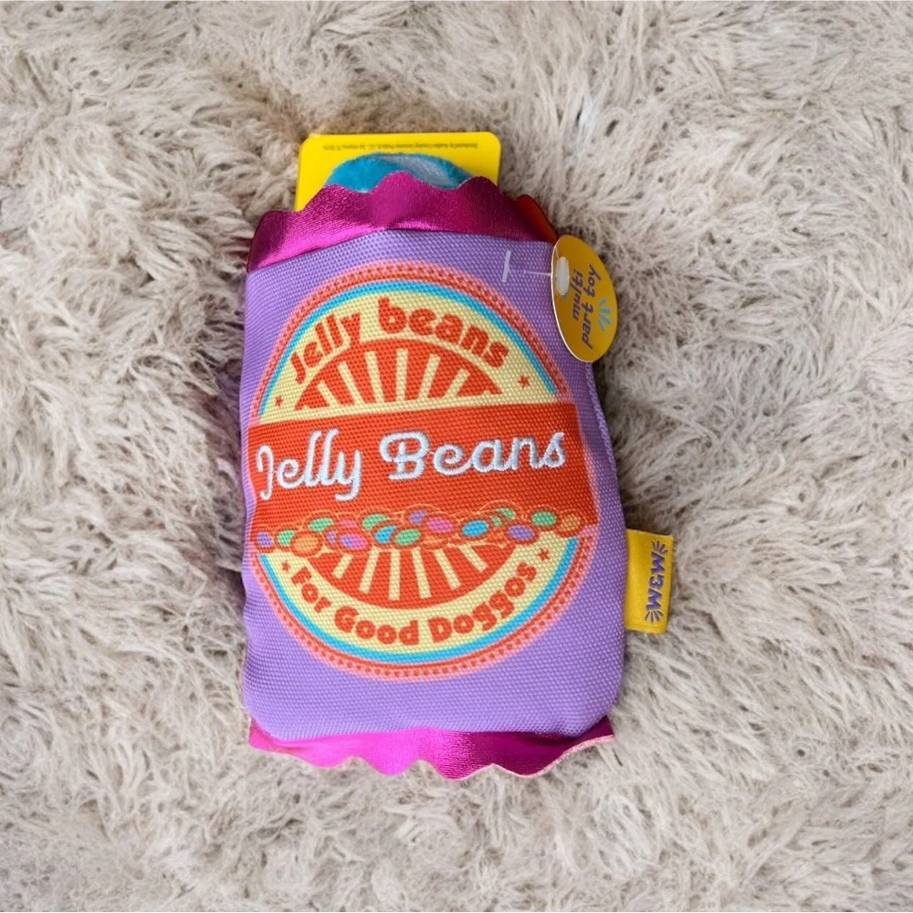 Woof & Whiskers Easter Jelly Beans Separable Dog Toy Plush New - Picture 14 of 14